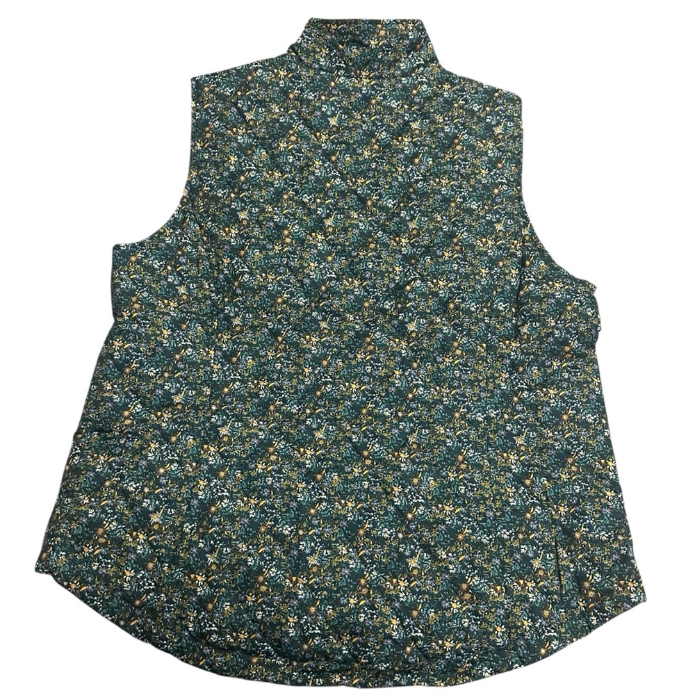 Christopher & Banks/Green Quilted Vest/Size XL - Picture 4 of 10